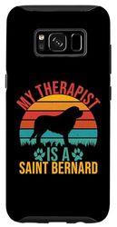 Coque pour Galaxy S8 Saint Bernard Mon thérapeute est un Saint Bernard