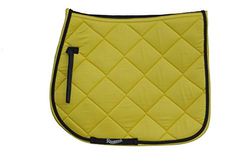 Rhinegold Unisex's 416-F-YELL Elite Carnival Saddle Pad, Yellow, Full