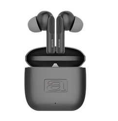 Aiwa EBTW-200- Auricolari stereo stereo ENC TWS, cuscinetti in silicone con finitura satinata in lega di metallo e ricarica USB-C