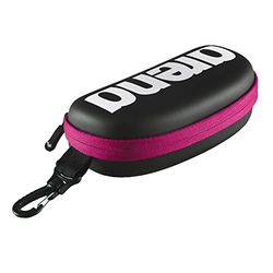 arena Astuccio per Occhialini da Nuoto, Custodia Occhialini, Astuccio Rigido, Goggle Case, Colore Nero