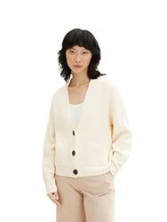 TOM TAILOR Dames Vest met zakken 1033541, 28130 - Soft Buttercream, XXL