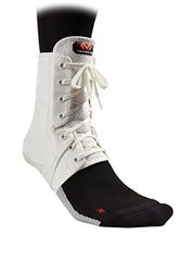 Mc David A101R Estabilizador de Tobillo con Insertos Laterales, Unisex Adulto, Blanco, L