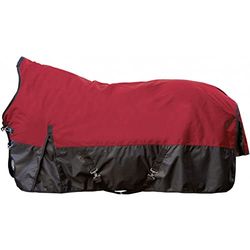 HKM Orlando 3091 Couverture pour Cheval Rouge/Noir 135
