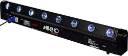 ALGAM LIGHTING - MB810 - Barre motorisée LED 8 x 10W RGBW - Effet Swipe, Stroboscope, Chase - 1060 x 160 x 90 mm - IP20