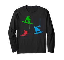 Wakeboard Silhuettes Wakesurf Wakeboarder Manga Larga