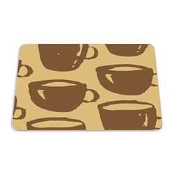 Bonamaison, Rectangle Pop Art Digital Printed Mouse Pad, Non-Slip Base, for Office and Home, Size: 22 x 18 cm