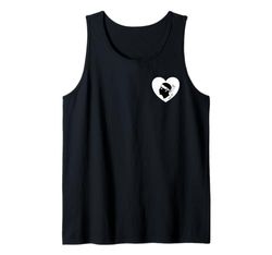 Bandiera Corsica - Idea regalo design cuore simbolo Corsica Canotta