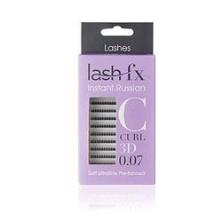 Lash FX Prefanned Russian Volume 10D C curl Thickness 0.07 mm - 9 mm