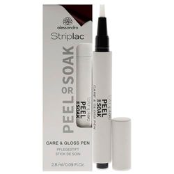 alessandro Striplac Peel Or Soak Care & Gloss Finish - Matita per la cura e la brillantezza in viaggio e in viaggio, 2,8 ml