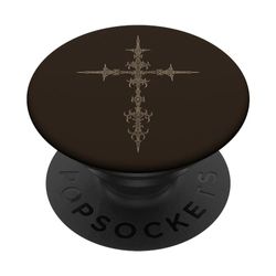 Grunge Mall - Cruz gótica gótica alternativa con espinas PopSockets PopGrip Intercambiable