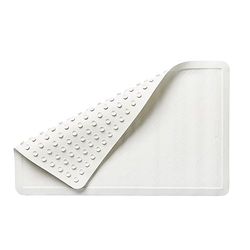 Rubbermaid Commercial Products Safti-Grip Bath and Shower Mat, Medium, White, Non-Slip for Tub