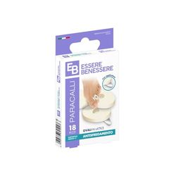 Essere Benessere Eeltbescherming, ovaal, van latex, slijtvast, 1 verpakking met 18 stuks