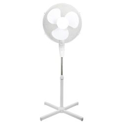 VoltShine Fan - 16 Inch 3 Blade 3 Speed Standing Fan - White - Great for Space Cooling. *