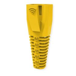 ROLINE kabelontlasting voor RJ-45, 10 stuks, geel