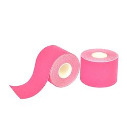 Tape Kinesiologico SPORTHERAPY: Allevia Contratture e Tensioni Muscolari - 90% Cotone, Non Contiene lattice - Certificato Dispositivo Medico | 5CM X 5M (Fucsia 2PZ)