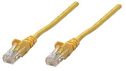 Intellinet RJ-45, M/M, 1m cavo di rete Cat5e Giallo