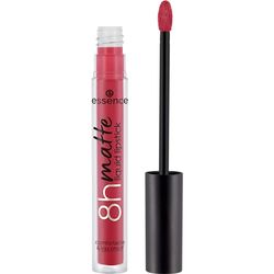 essence 8H matowa pomadka w płynie, nr 07, czerwona, długotrwała, matująca, szybkoschnąca, matowa, wegańska, wodoodporna, bezolejowa, bez konserwantów, 1 sztuka (2,5 ml)