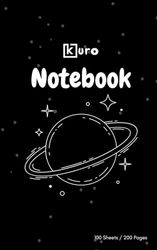 Kuro Notebook: Diary & Note (5" x 8") 100 Sheets / 200 Pages | Space
