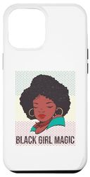 Carcasa para iPhone 13 Pro Max Black Girl; gifted, educated melanin woman magic