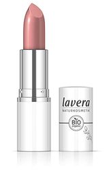 lavera Cream Glow pomadka do ust -Retro Rose 02 – intensywny kolor – błyszczące wykończenie – wysoki komfort noszenia – trwałość do 6 godzin – wegańska – naturalny kosmetyk (1 x 18 g)