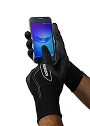 Rostain MAXTOP-IT10 Thin Touchscreen Gloves for Phone Garden Crafts Waterproof Nitrile Size 10 Black
