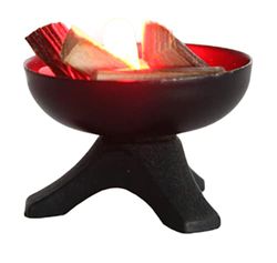 Rulke Rulke049640 - Cazuela con luz LED, 3.5 x 2.5 cm, negro