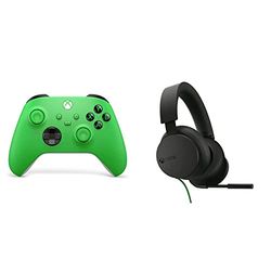 Xbox Wireless Controller – Velocity Green Stereo Headset