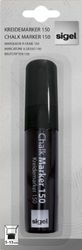 SIGEL GL170 Chalk Marker 150, chisel tip 5-15 mm, Black