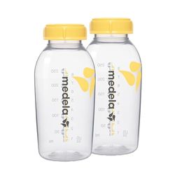 Medela set van 250 ml BPA-vrije moedermelkflesjes – set van 2 flessen voor het afkolven, bewaren en moedermelk geven in een duurzaam, vries- en koelkastveilig ontwerp
