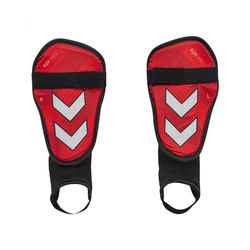 hummel HML Shin Guards Flex Shell, PROTÈGE-Tibias HML Flex Shell Unisexe-Adulte, Pompeian Red, L