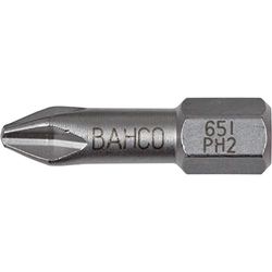 BAHCO IR65I/PH1-2P BLISTER DE 2 PUNTAS INOX TORSI, Multicolore, 25 mm/1/4