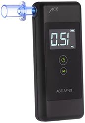Alcoolímetro ACE AF-33 - o alcoolímetro nº 1 segundo AUTO BILD (comparativa 2023) - bafômetro / promilímetro de precisão policial
