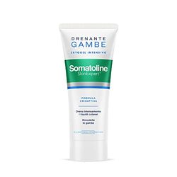 Somatoline SkinExpert, Drenante Gambe Cryogel Intensivo, Trattamento Gambe Drenante, Con Escina Vegetale, 200ml