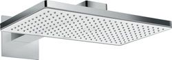 hansgrohe Rainmaker Select Soffione doccia 460 1 getto con braccio doccia, bianco/cromo, 24003400