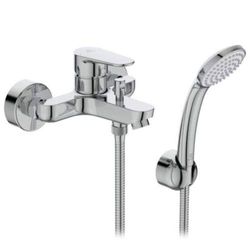 Ideal Standard BC706AA Cerafine O Miscelatore esterno vasca doccia, con accessori, cromato