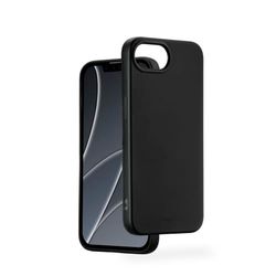 Hama Custodia per iPhone 16e (custodia per cellulare, antiurto, antigraffio, elegante custodia posteriore morbida, sottile, morbida, morbida, compatibile con ricarica wireless), colore: nero