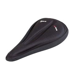 Velo Anatomic gel-sadelfilt, geladellskydd, med säkerhetsband, mjuk sadelöverdrag för mountainbike, racercykel, e-bike – mountainbike tillbehör för män och kvinnor, 172 x 283 mm
