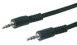 Goobay 27658 audio verbindingskabel AUX, 3, 5 mm stereo, CU, jack 3, 5 mm stekker (3-pin, stereo) > jack 3, 5 mm stekker (3-pin, stereo)