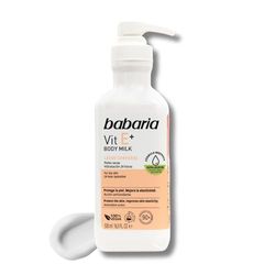 Babaria - Body Milk Vitamina E | Crema Corporal Hidratante Pieles Secas | Crema Hidratante 500ml | Crema Corporal Reafirmante Hidratación 24h