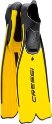 Cressi Rondinella, Pinne da Nuoto, Unisex - Adulto, Giallo, 41/42