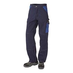J.A.K. 920646B096 Serie 9206 - Pantaloni da lavoro 65% poliestere, 35% cotone, colore: blu navy/blu reale, 54 L (38/35)
