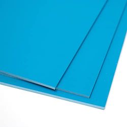 Artway Feuilles de Polymère Coupe Douce A3 - Idéal pour pour impression en relief/l'imprimerie - Paquet de 3 feuilles - Bleu