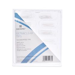 Cuccio Pro Pro Ultra Clear Tips by for Women 100 Ongles en Acrylique 100 Unités