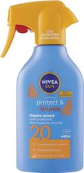 NIVEA SUN Maxi solskyddsmedel Spray Protect & Brons FP 20 270 ml, solskyddsmedel 20 för en gyllene solbränna, intensiv och jämn, solskydd 20 i praktisk sprayflaska