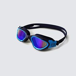 Zone3 Vapour Óculos de natação, unissexo para adultos, preto/azul, tamanho único