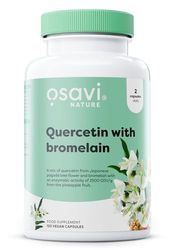 Osavi Quercetin with Bromelain – 120 Vegan Capsules | FlaviPure® Quercetin Extracted from Japanese Pagoda Tree & Bromelain from Pineapple | Supports Antioxidant Defense & Immune Health