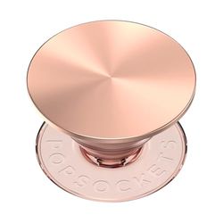 PopSockets: PopGrip - Soporte y Agarre para Teléfonos Móviles y Tablets con un PopTop Intercambiable - Aluminum Nigiri