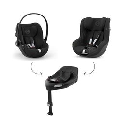 CYBEX Cloud G i-Size et CYBEX Sirona G i-Size inclus CYBEX Base ISOFIX, Base G, Moon Black