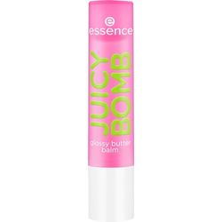 Essence Cosmetics Juicy Bomb Glossy Butter Balsamo Labbra, Naturale, Lucida, Rugiadosa, 2.5 g