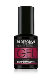 Deborah Milano - Smalto Semipermanente Gel N.14 Rosso Fragola, Effetto Plumping a Lunga Durata, Dona Unghie Intense e Brillanti, 4.5 ml